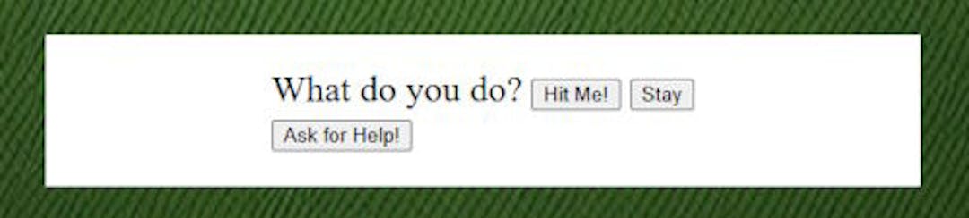 Interface utilisateur du jeu avec « Demander de l'aide ! » bouton ajouté.