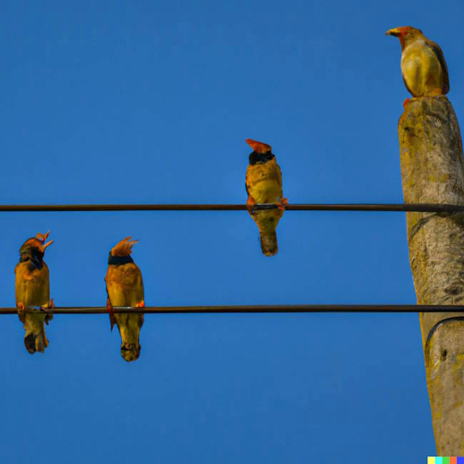 four calling birds