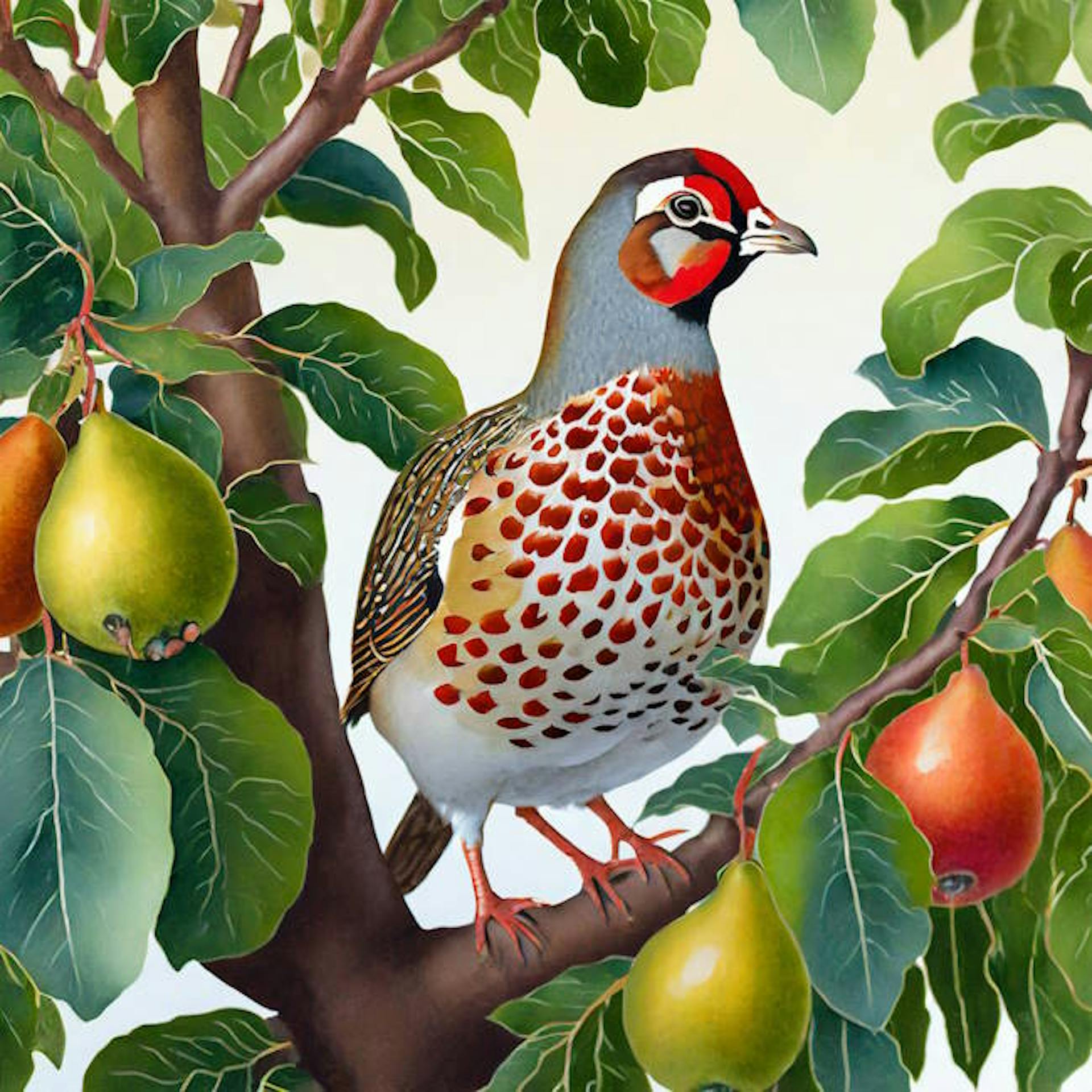 partridge in a pear tree