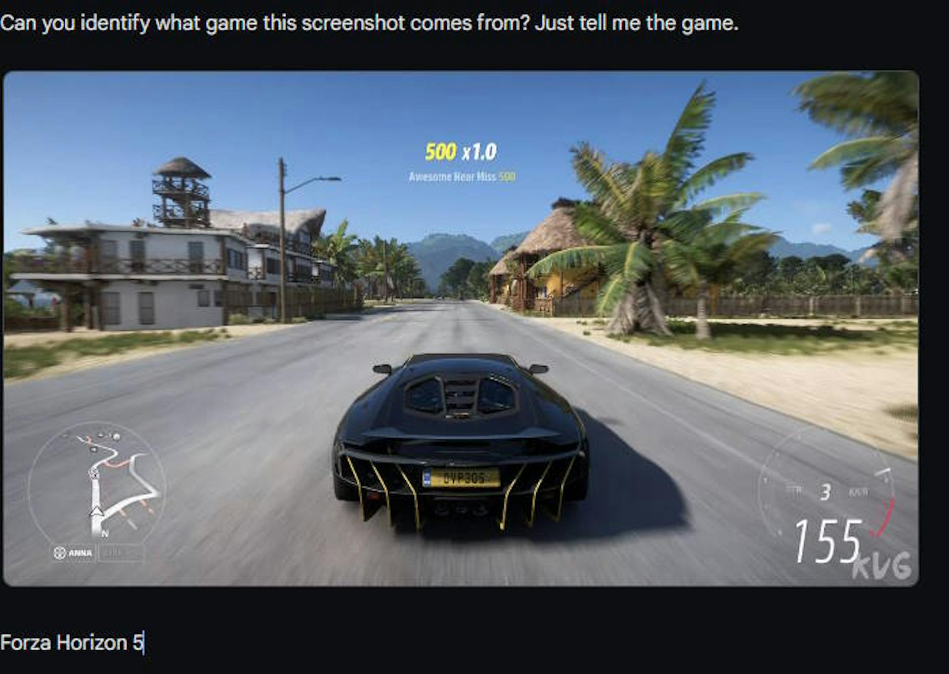Screenshot from Forza Horizon 5, correctly identified