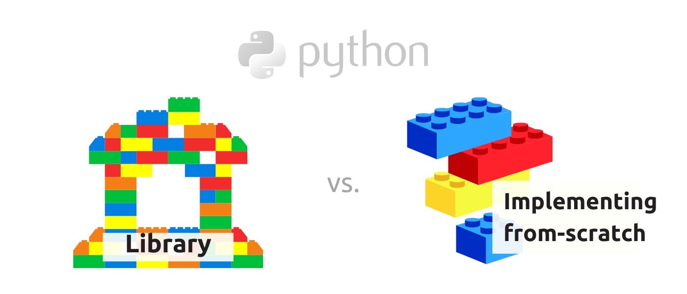/python-library-vs-implementation-from-scratch-7-things-to-consider feature image