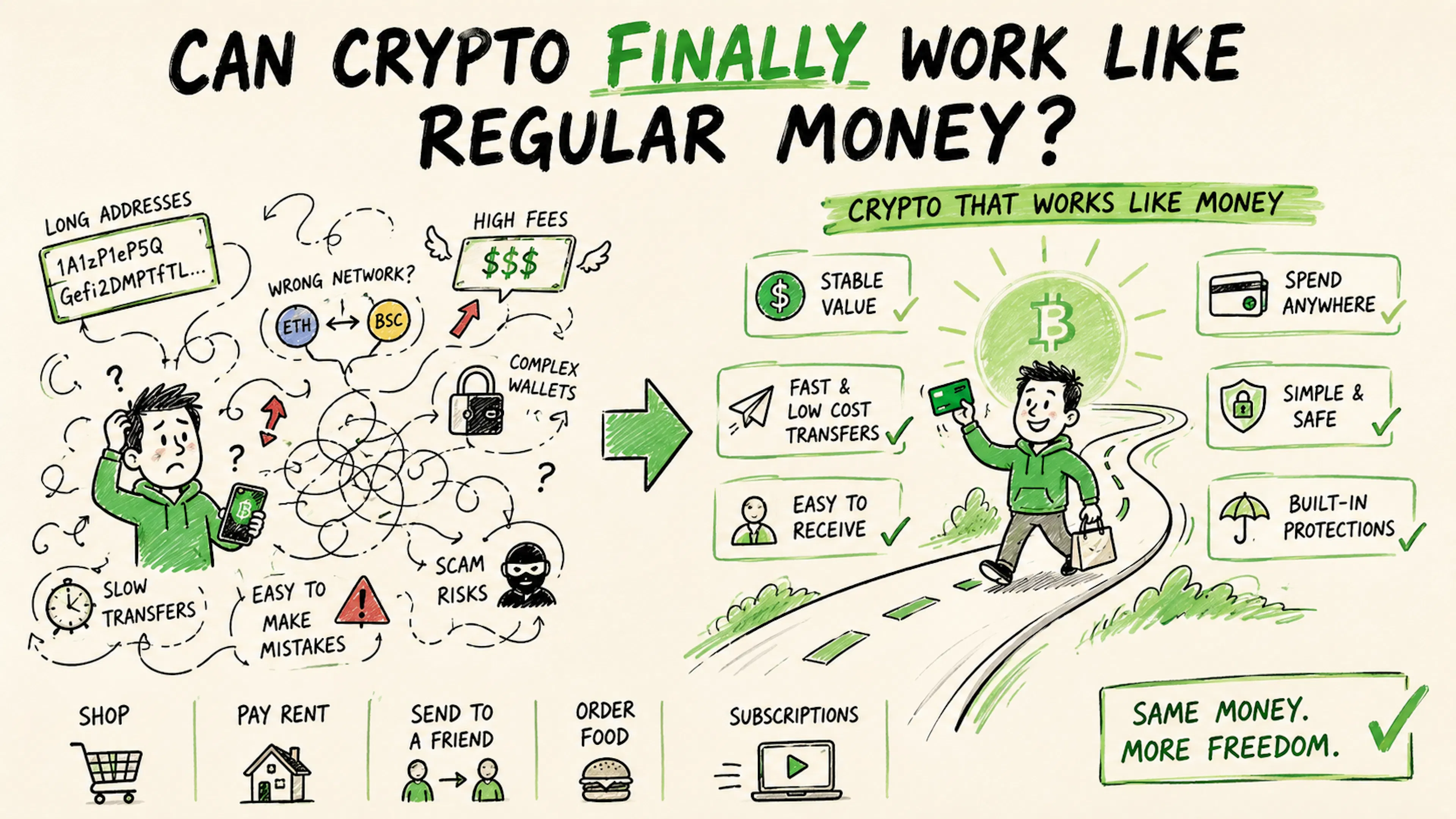 Can Crypto Finally Work Like Regular Money?