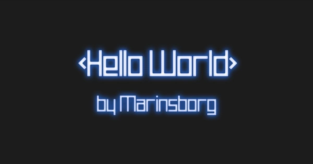 /meet-the-writer-hackernoon-contributor-marinsborg-web-developer feature image