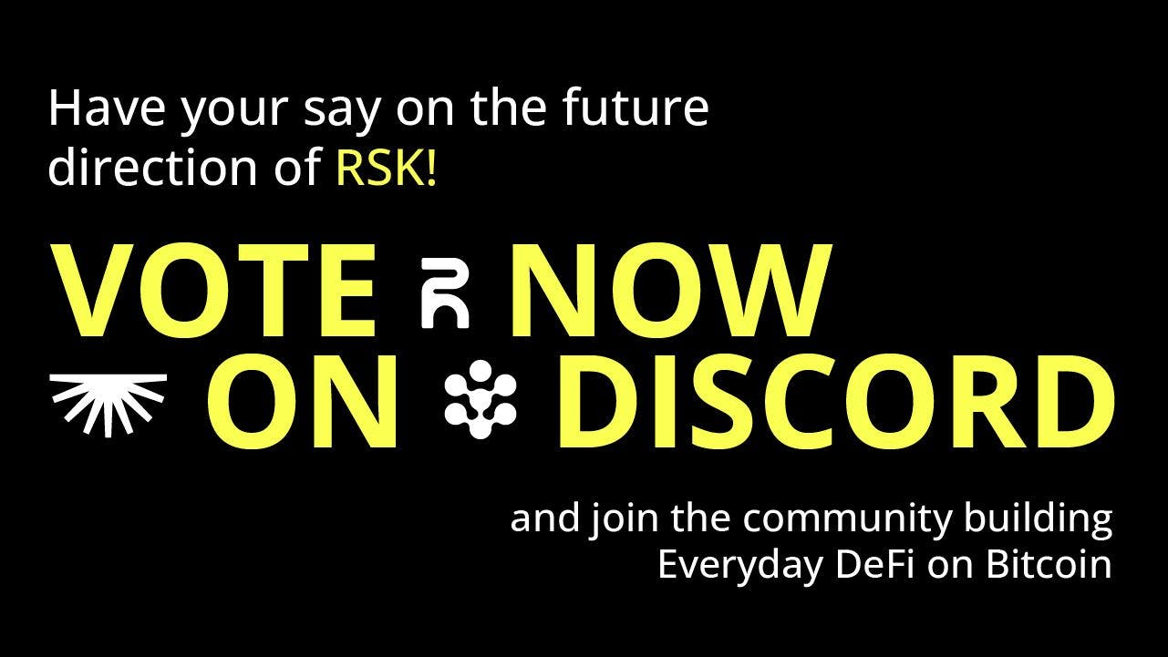 featured image - The future of RSK is in your hands…