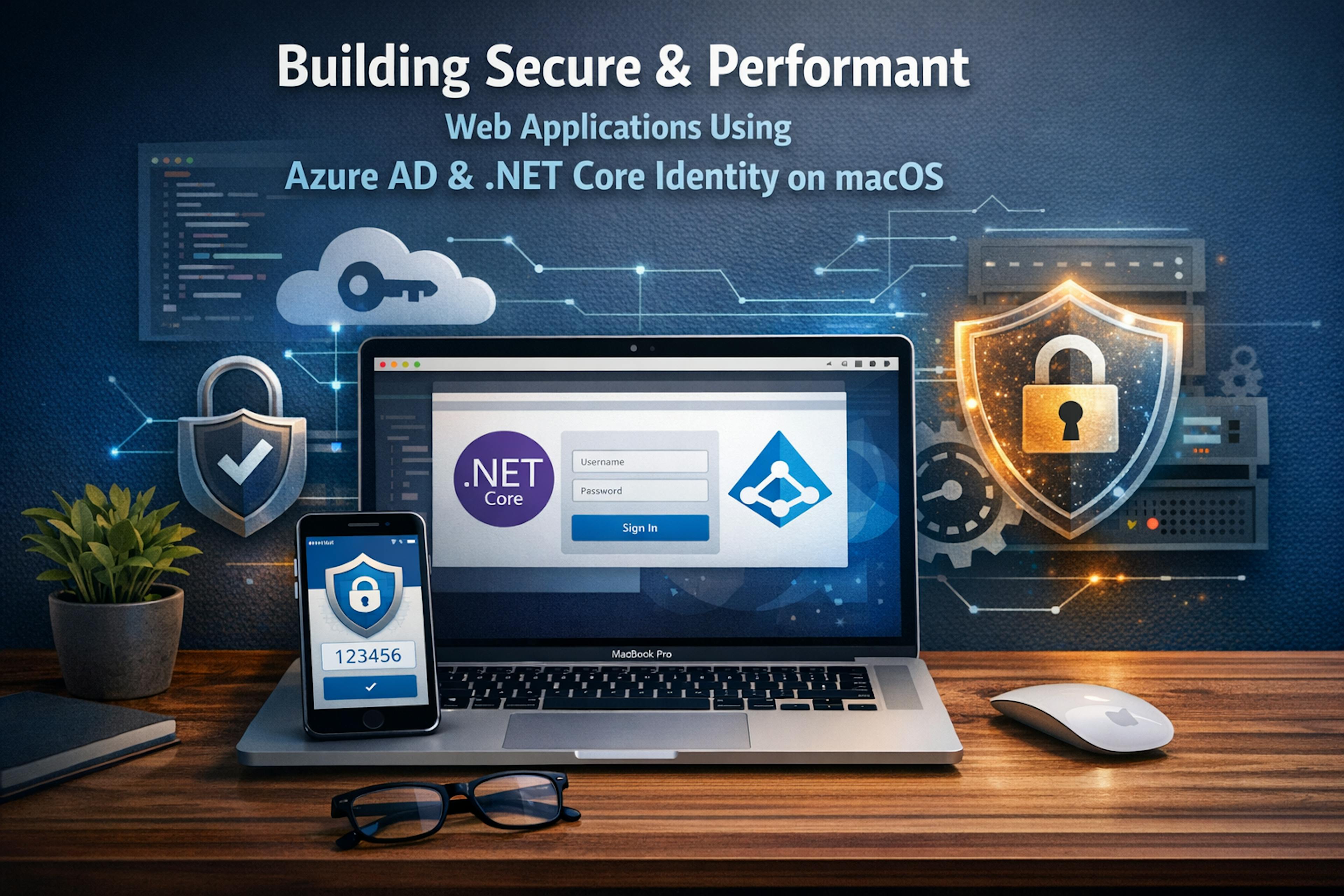 featured image - Building Secure and Performant Web Applications Using Azure AD and .NET Core Identity on macOS