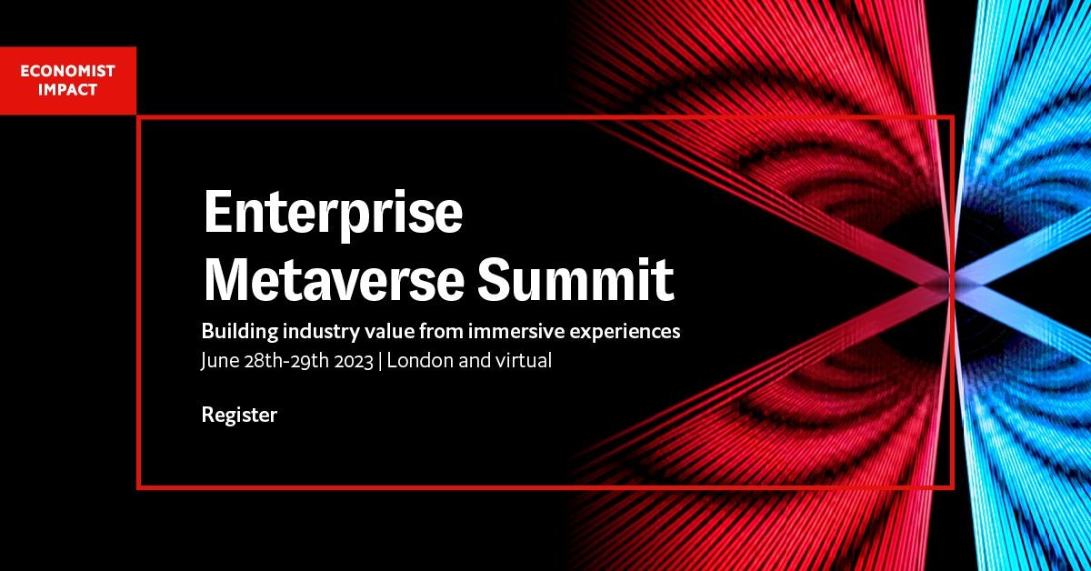 featured image - The Metaverse Insider Joins Forces With the Economist for Enterprise Metaverse Summit