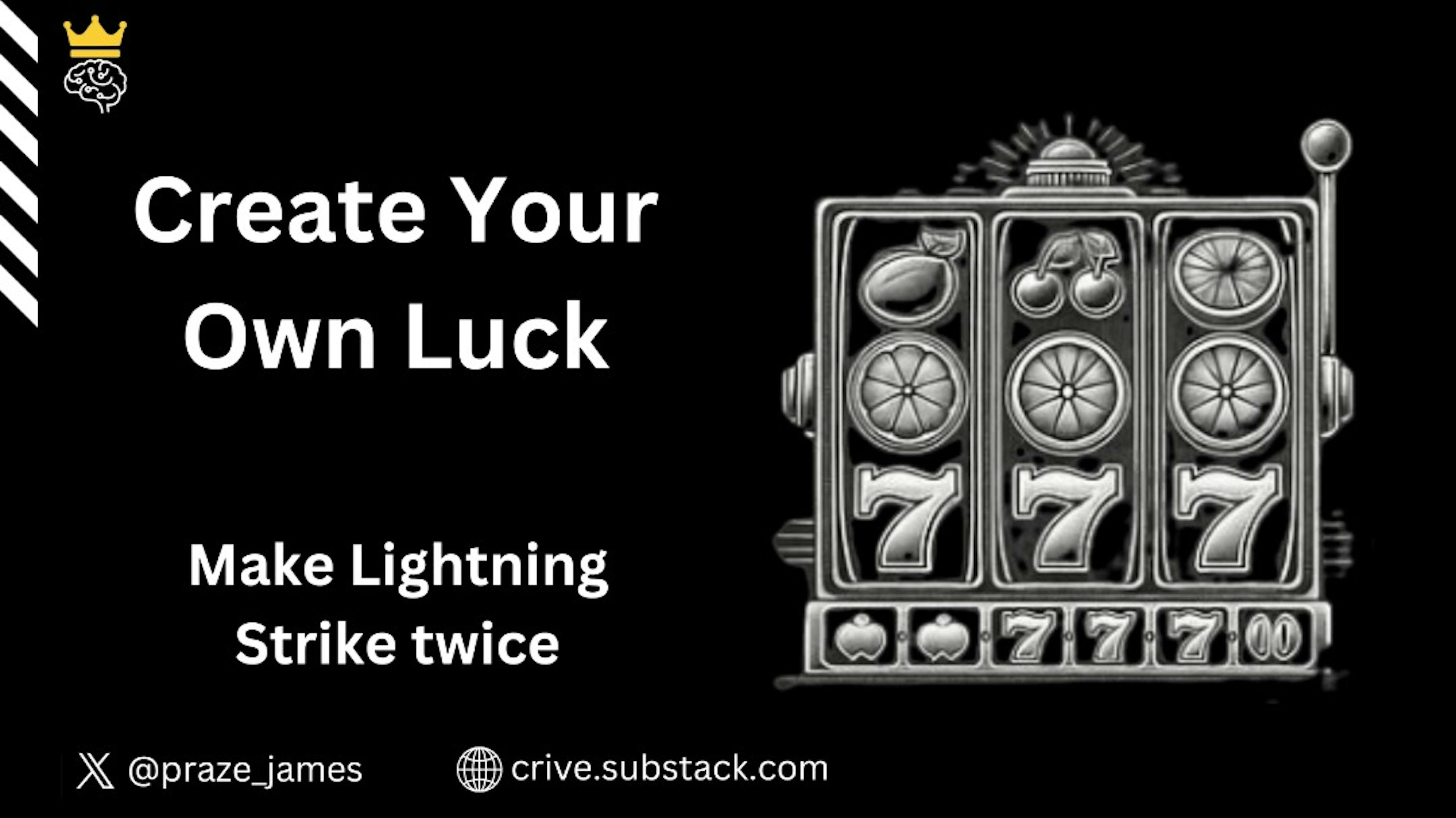 /make-your-own-luck-by-optimizing-for-it feature image