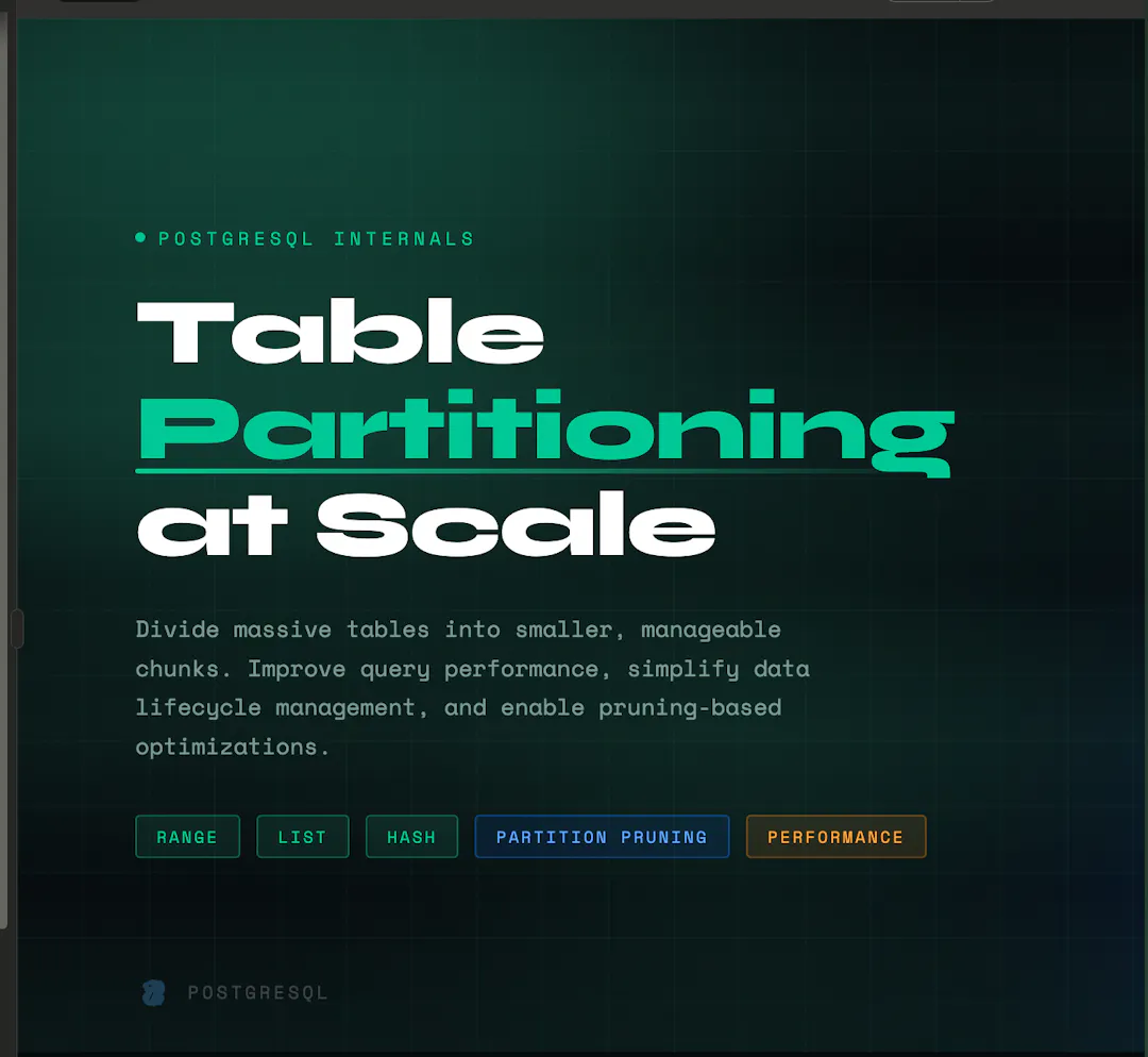 Net.data Postgresql Queries A Practical Guide to Table Partitioning in PostgreSQL | HackerNoon