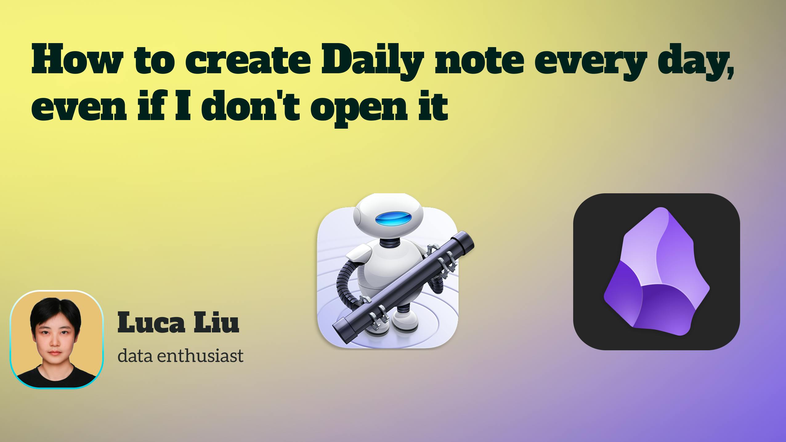 featured image - Guida Obsidian: come creare la nota giornaliera ogni giorno, anche se non la apri