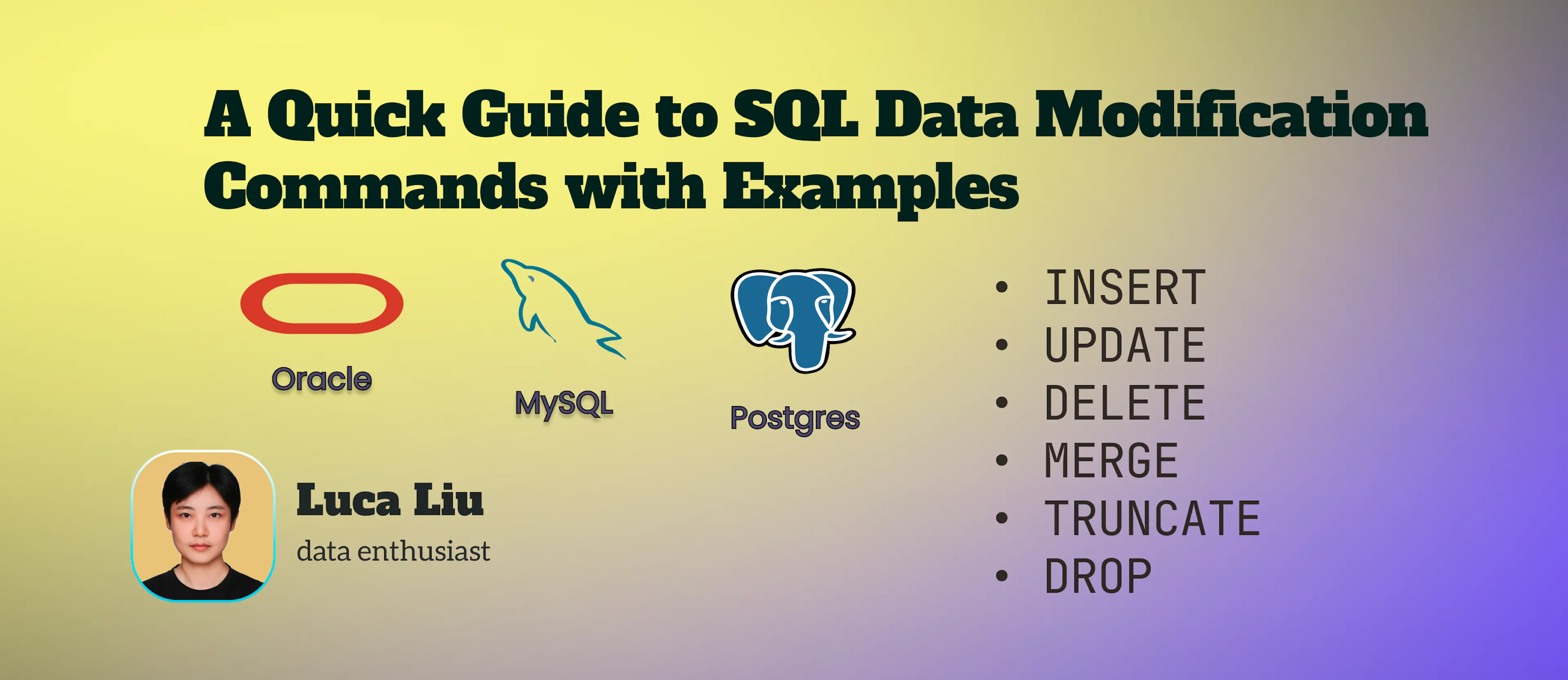 featured image - SQL Data Modification Commands With Examples: A Fast ...