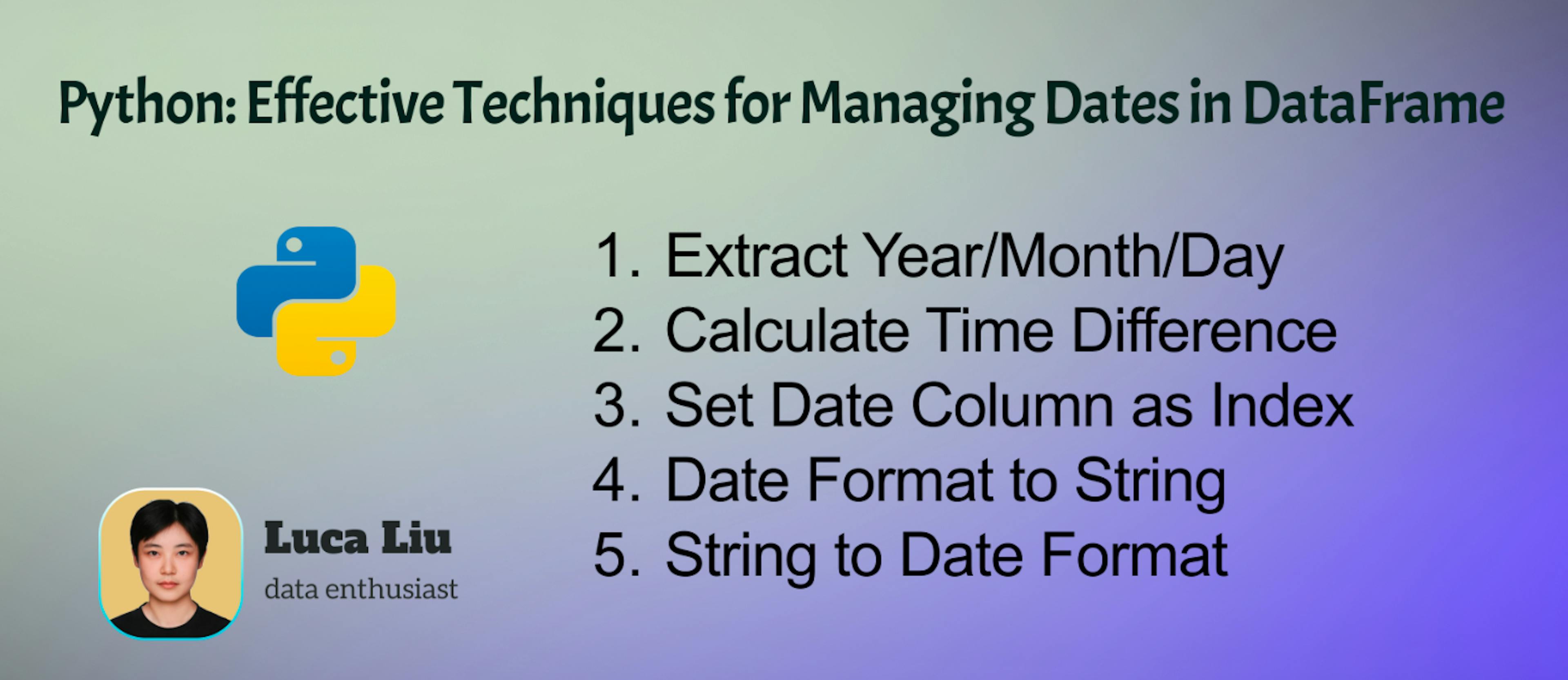 featured image - Python: Effective Techniques for Managing Dates in DataFrame