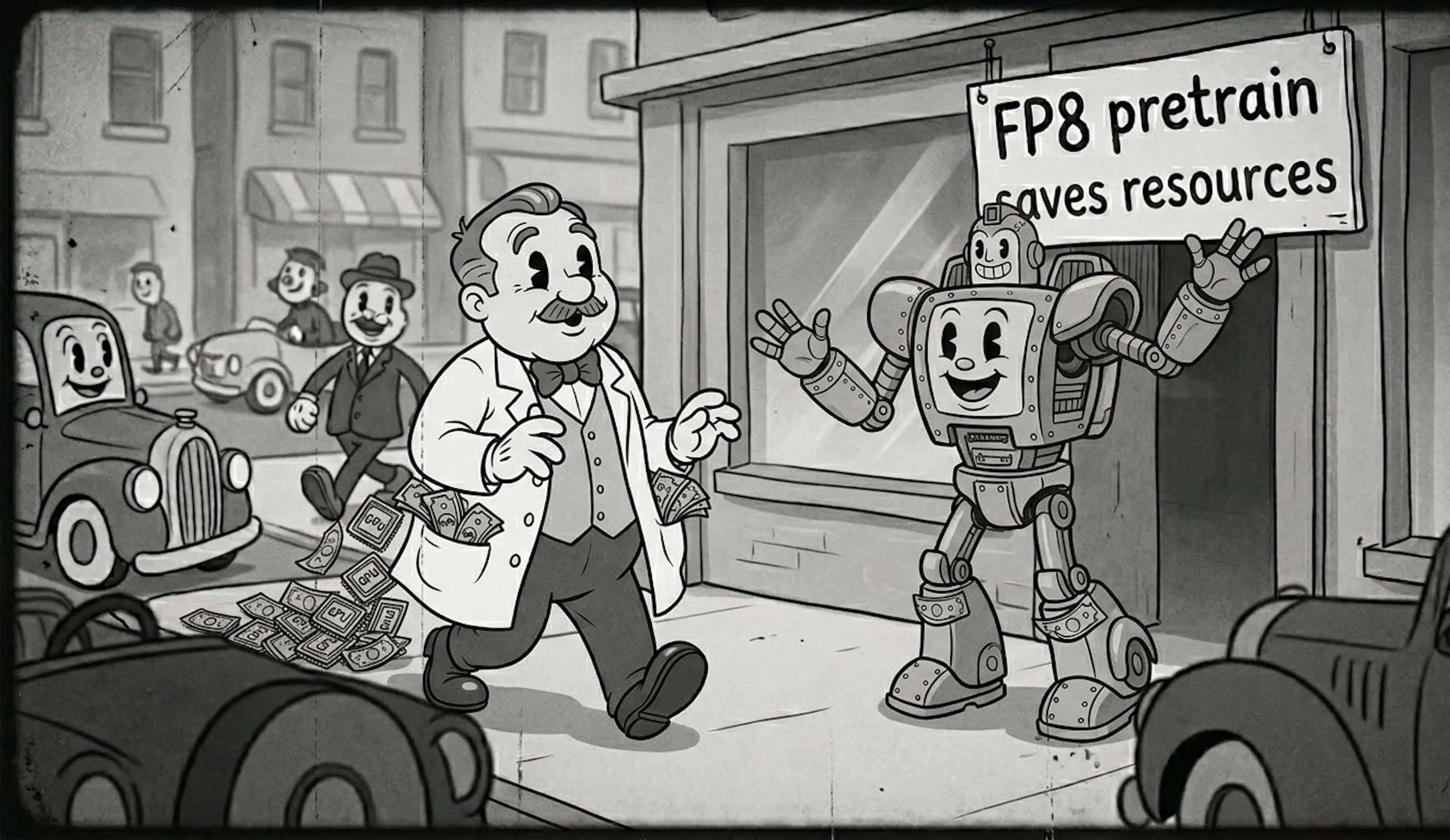 featured image - How Frontier Labs Use FP8 to Train Faster and Spend Less