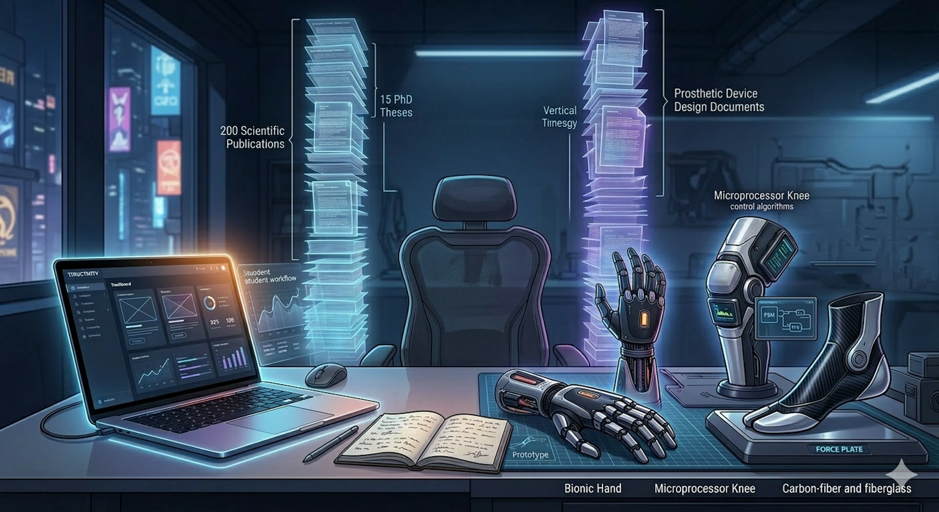 featured image - 200 Scientific Papers, 15 Theses, and 3 Prosthetic Designs — All While Building My Startup