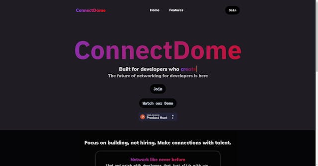 /just-launched-connectdome-to-solve-networking-specifically-for-developers-dc4a33hn feature image