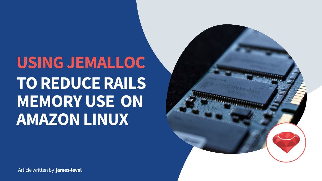 featured image - Reducing Rails Memory Use on Amazon Linux with Jemalloc 