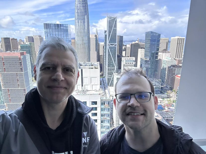 Josh Long and Nicolas Fränkel in San Francisco