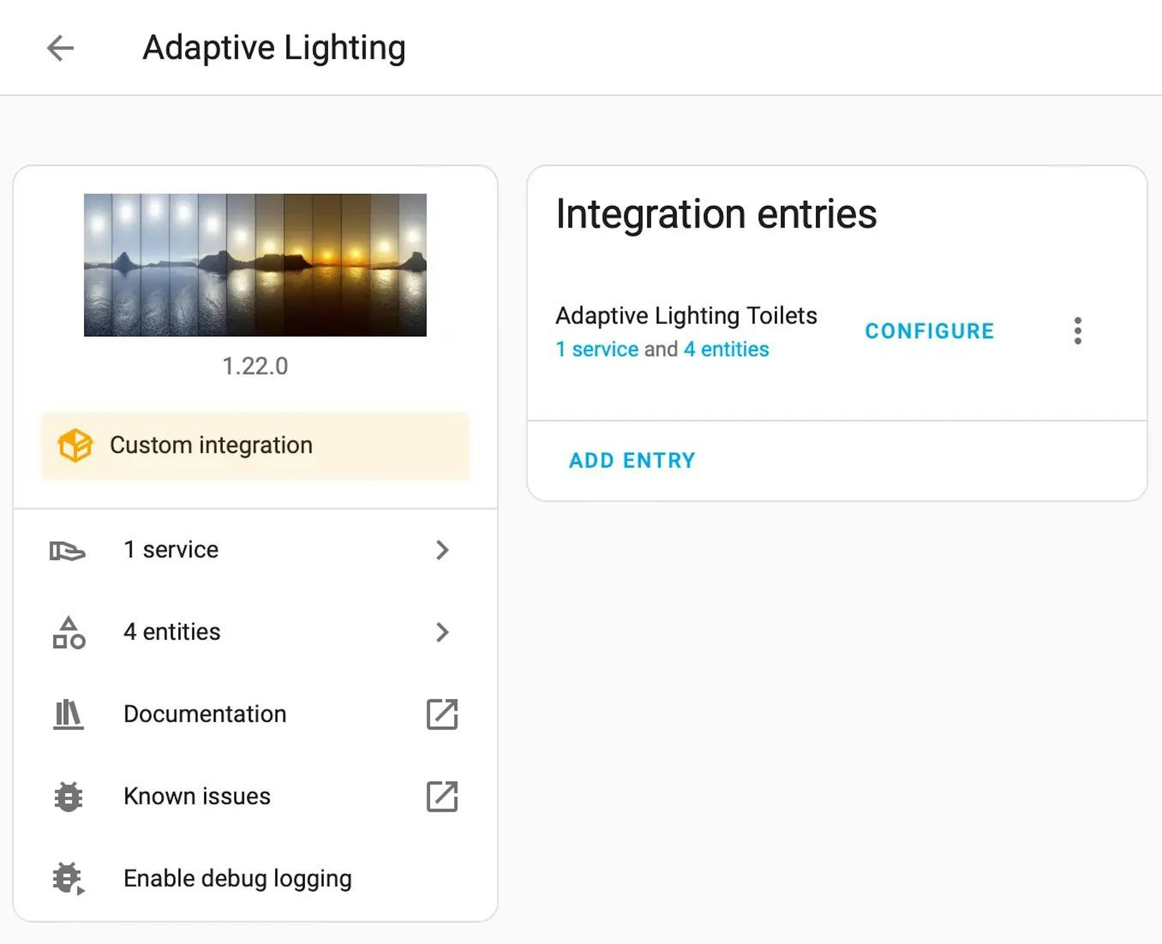 Adaptive Lighting integration