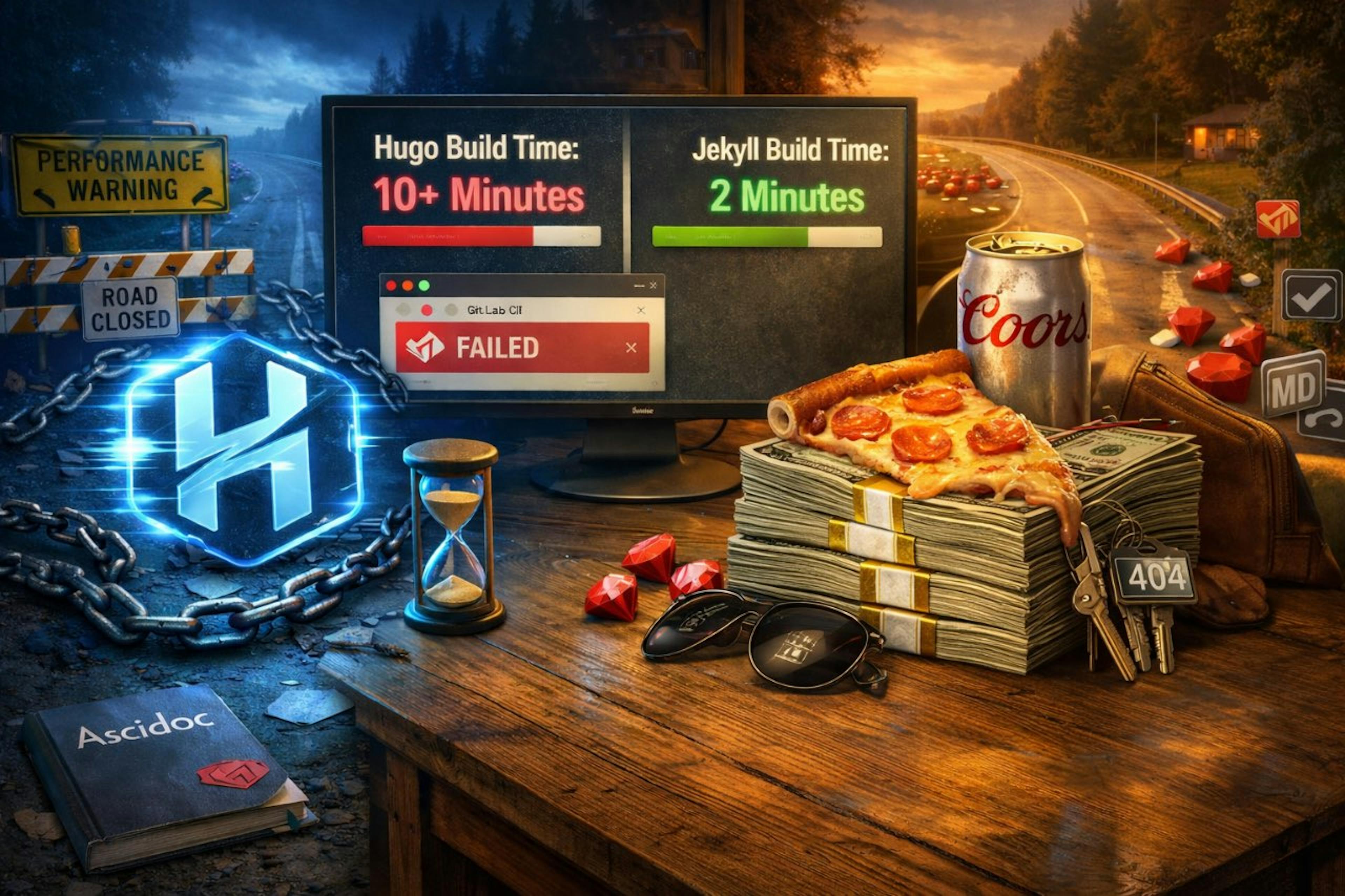 featured image - I Migrated My Blog From Jekyll to Hugo - Or At Least, I Almost Did