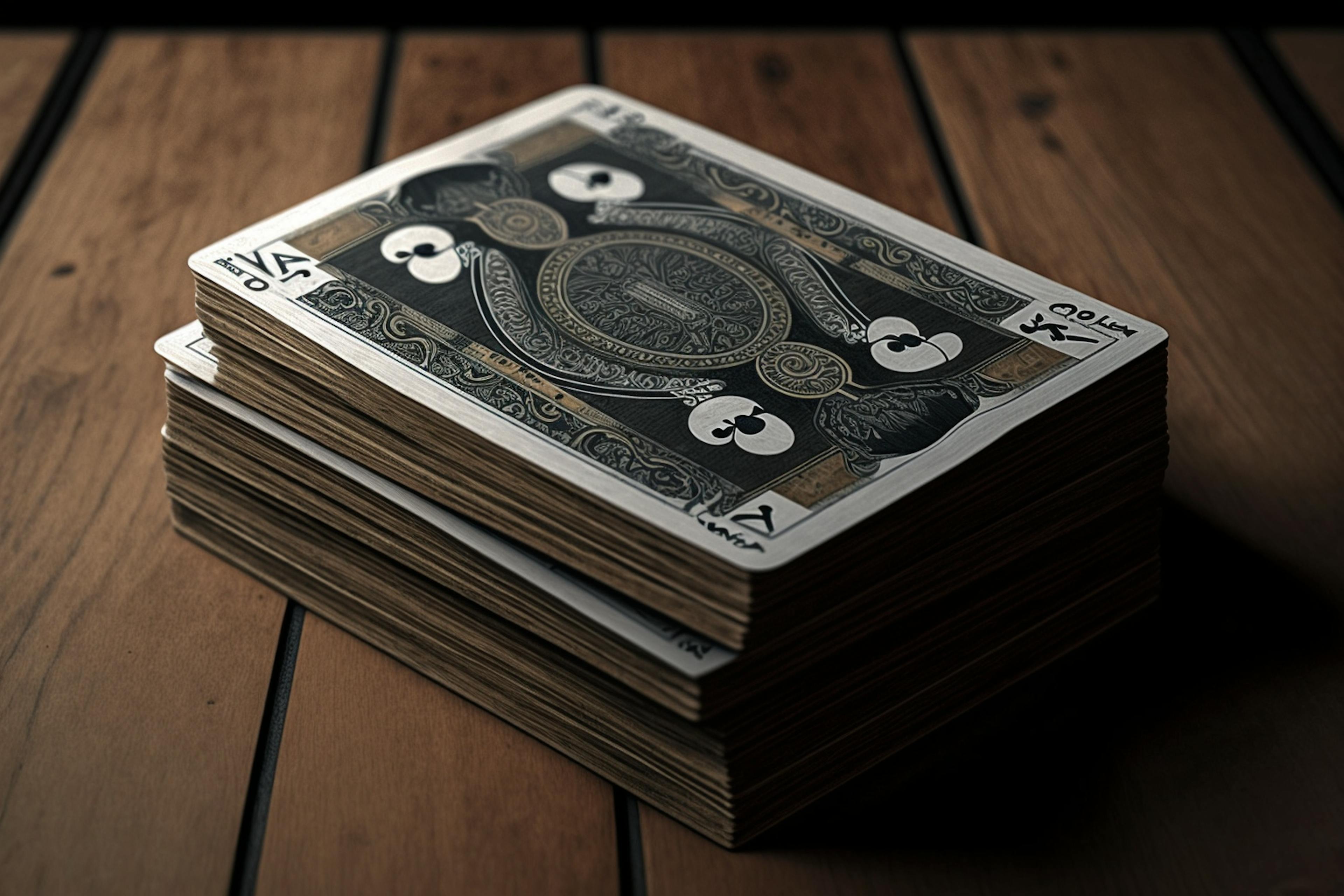 Planning poker cards. Credit: Midjourney