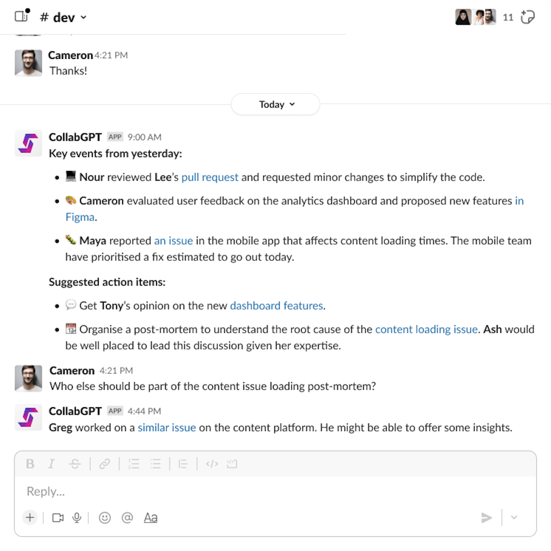 CollabGPT – Slack summaries, Jira summaries and much more