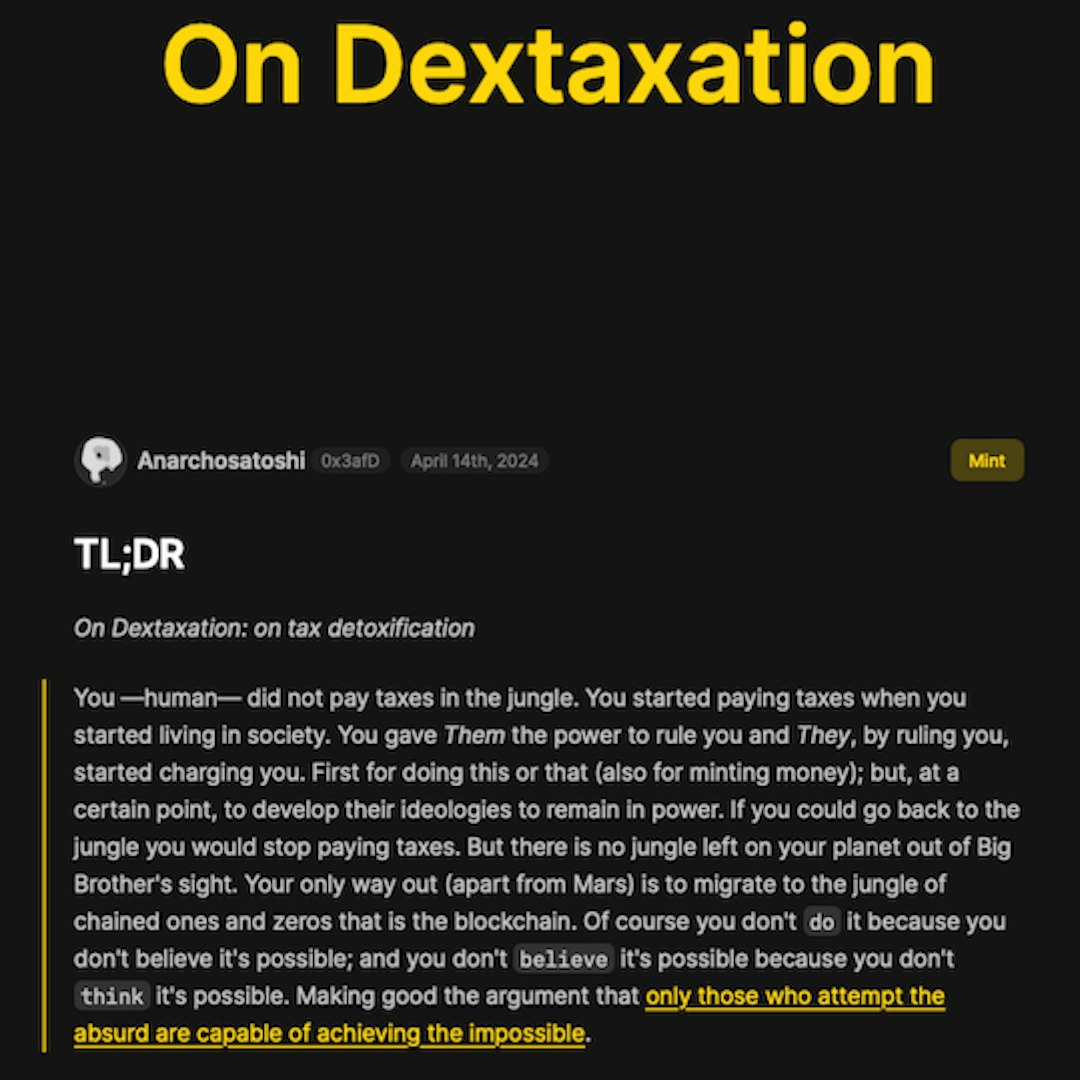 featured image - On Dextaxation