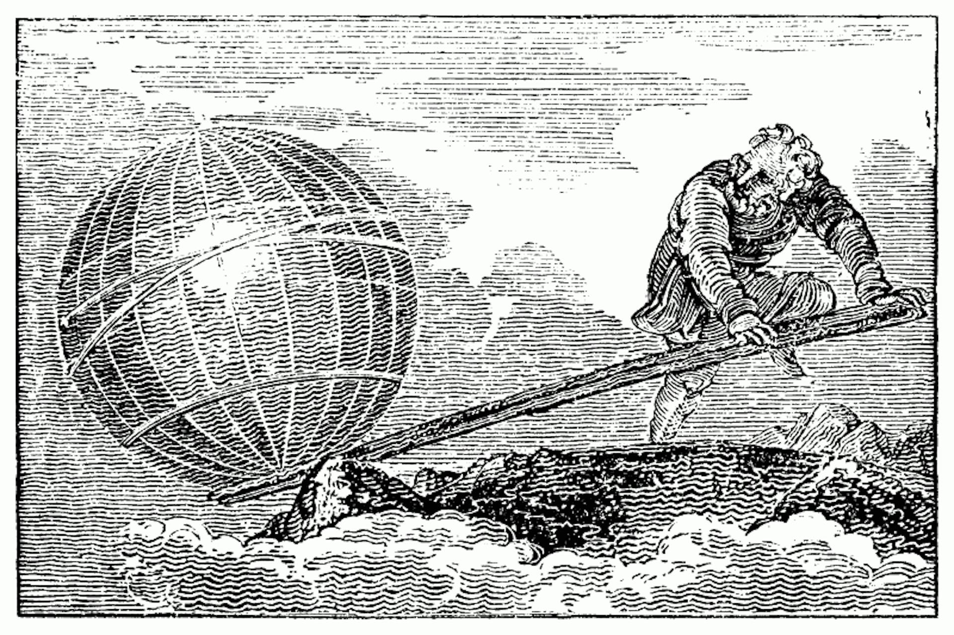 Archimedes understood doing more with less. (Mechanics Magazine, 1824)
