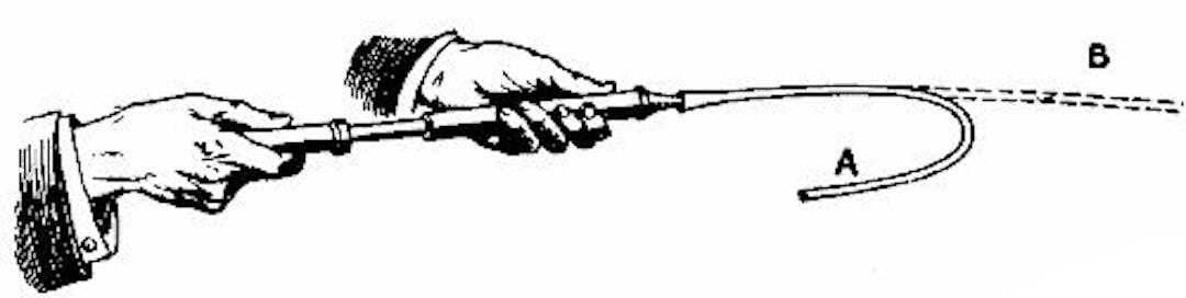 Fig. 13.Fig. 13.—Showing the principle of the steam-gauge.