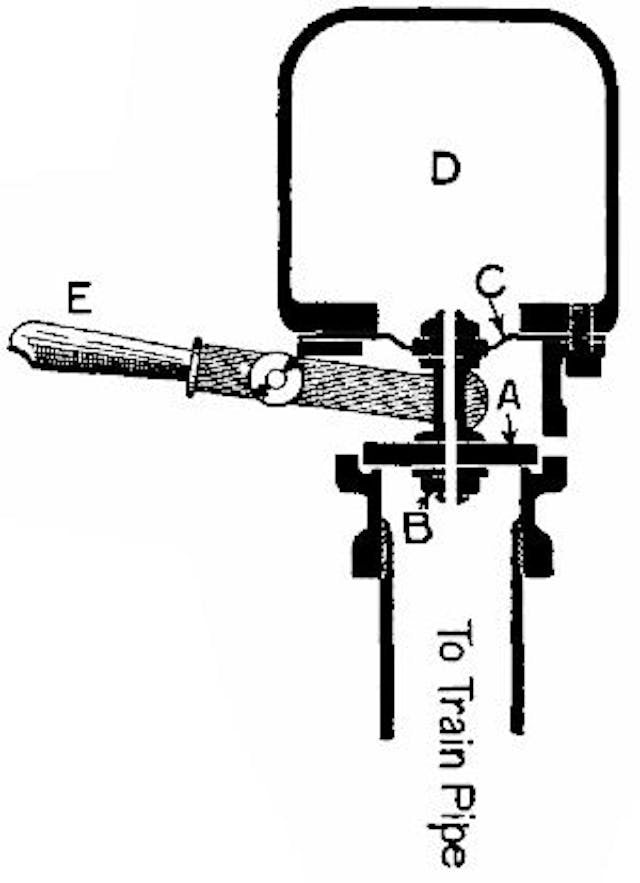  Fig. 87.—Guard's valve for applying the Vacuum brake.