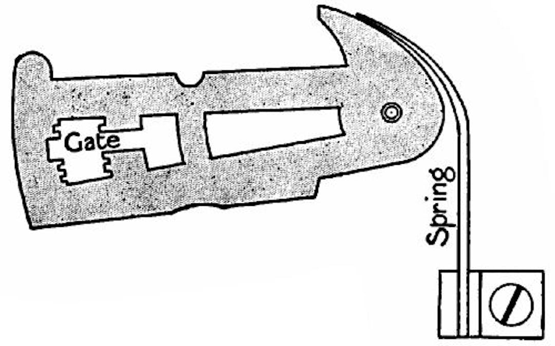  Fig. 216.—Tumbler of Chubb lock.