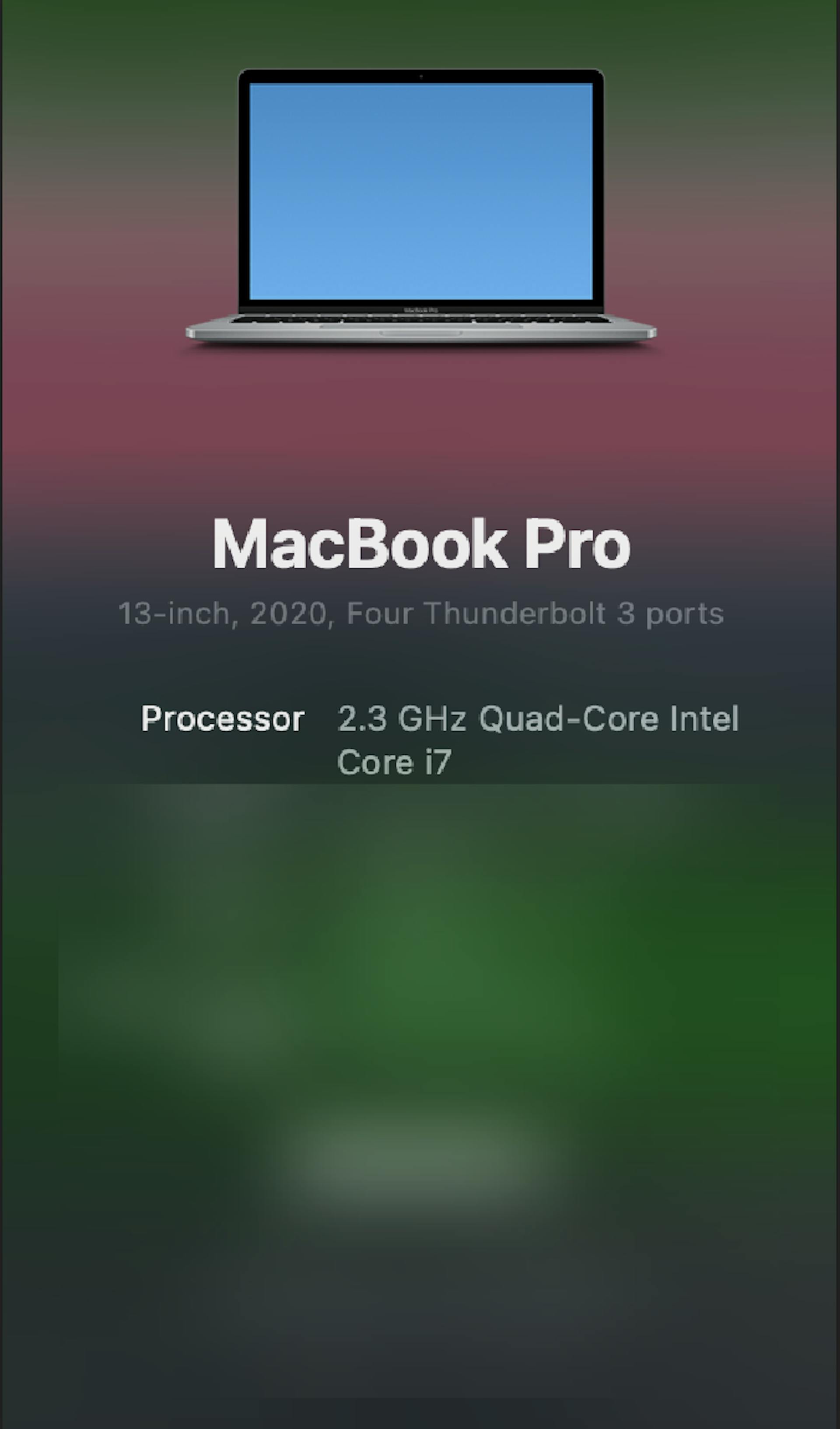 The processor which I am using