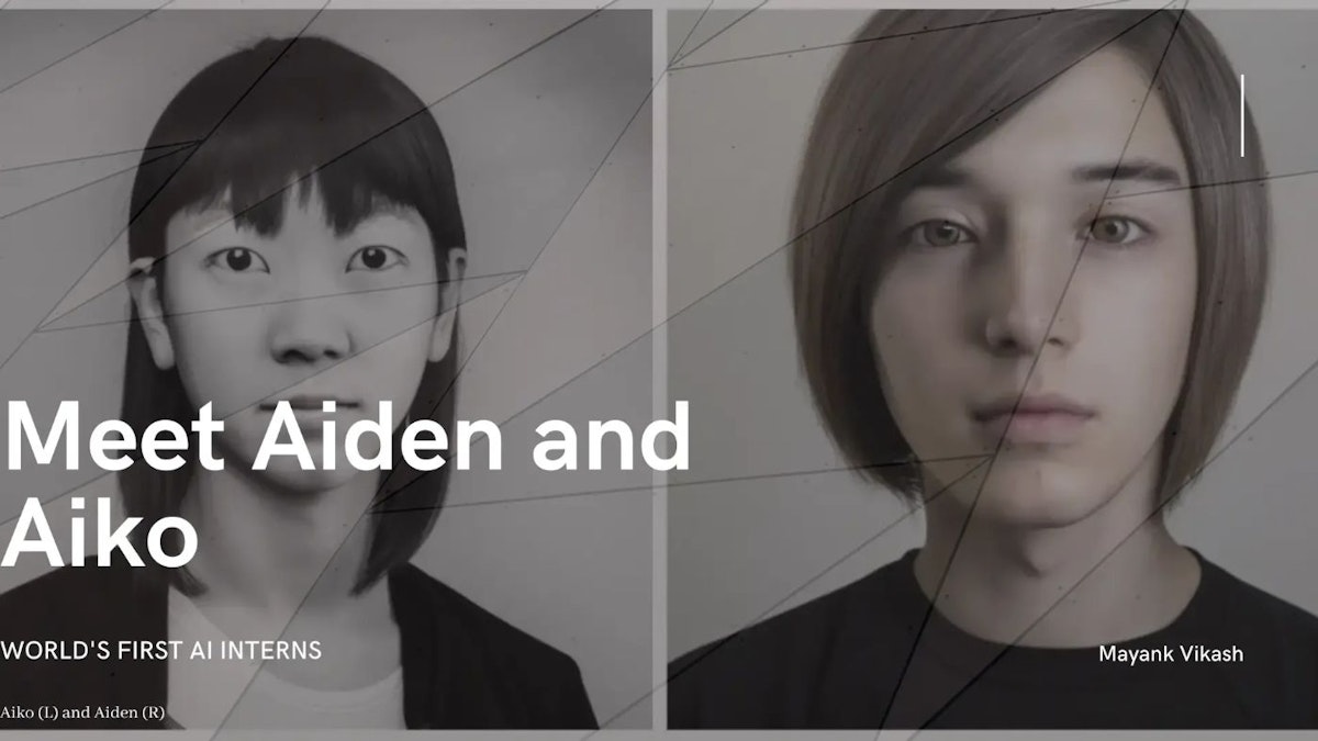 featured image - Gặp Aiko và Aiden; Thực tập sinh AI đầu tiên trên thế giới