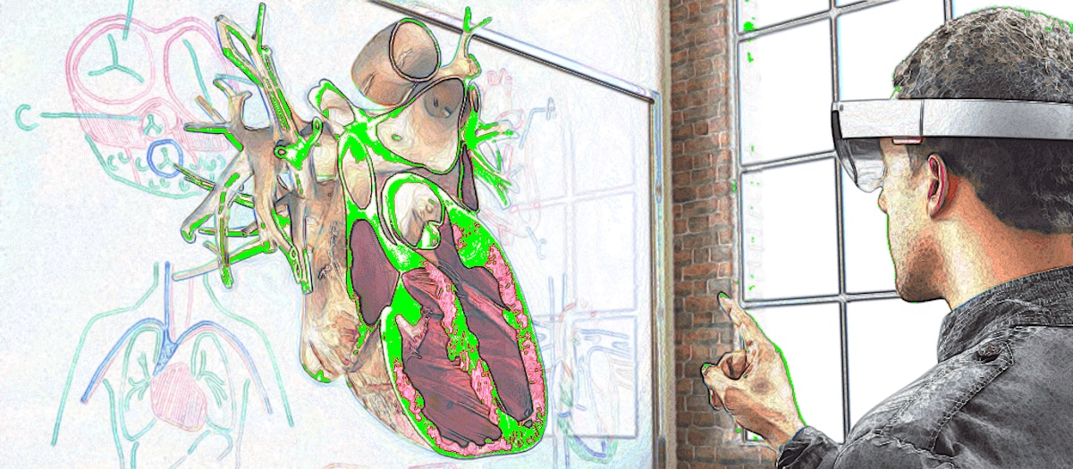 featured image - Augmented Reality Application In The Healthcare Industry