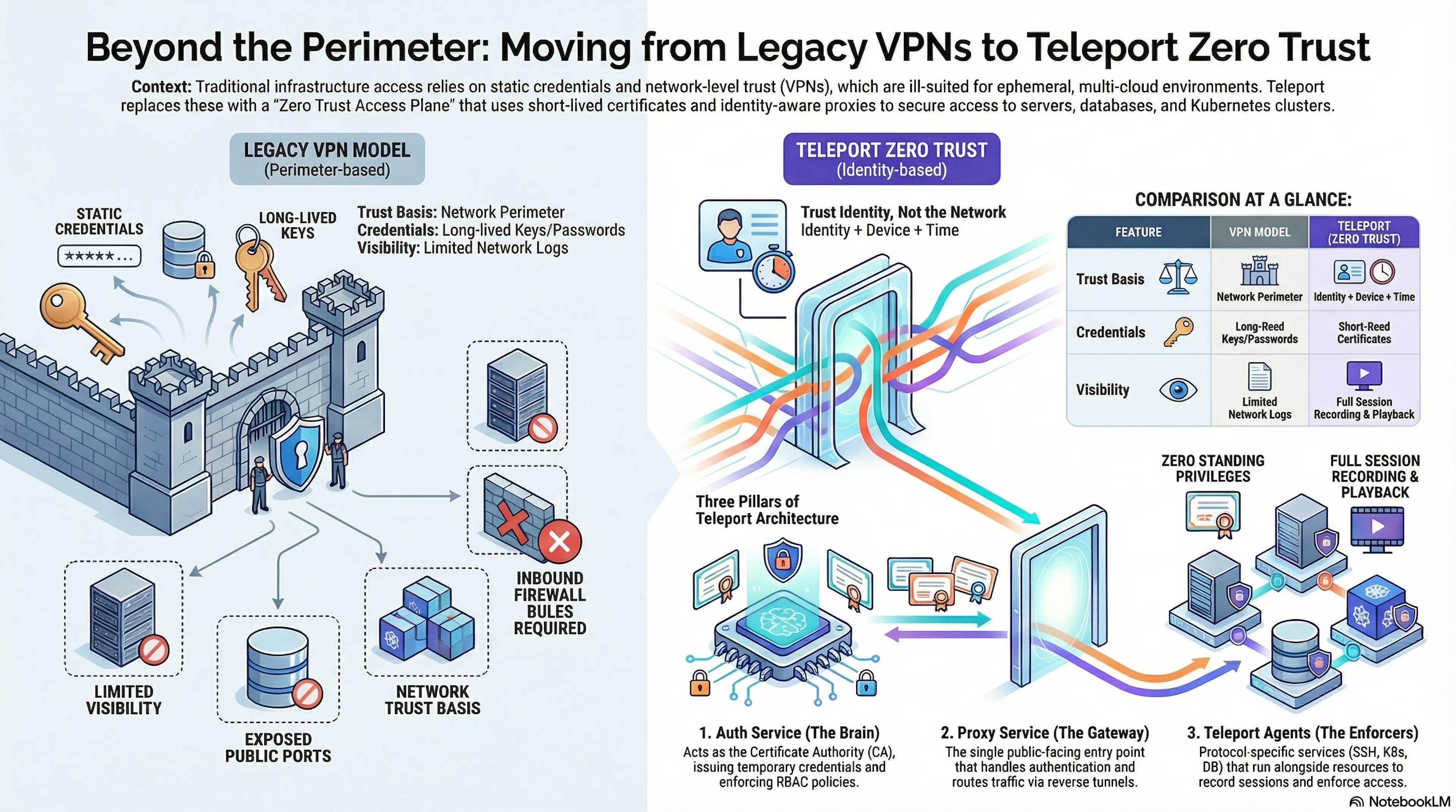 featured image - How Teleport Replaces VPNs, Bastions, and Static Credentials