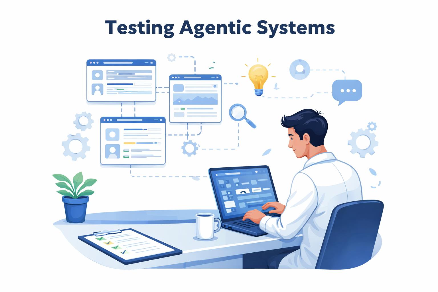 featured image - Why Traditional Software Testing Breaks Down for AI Agents
