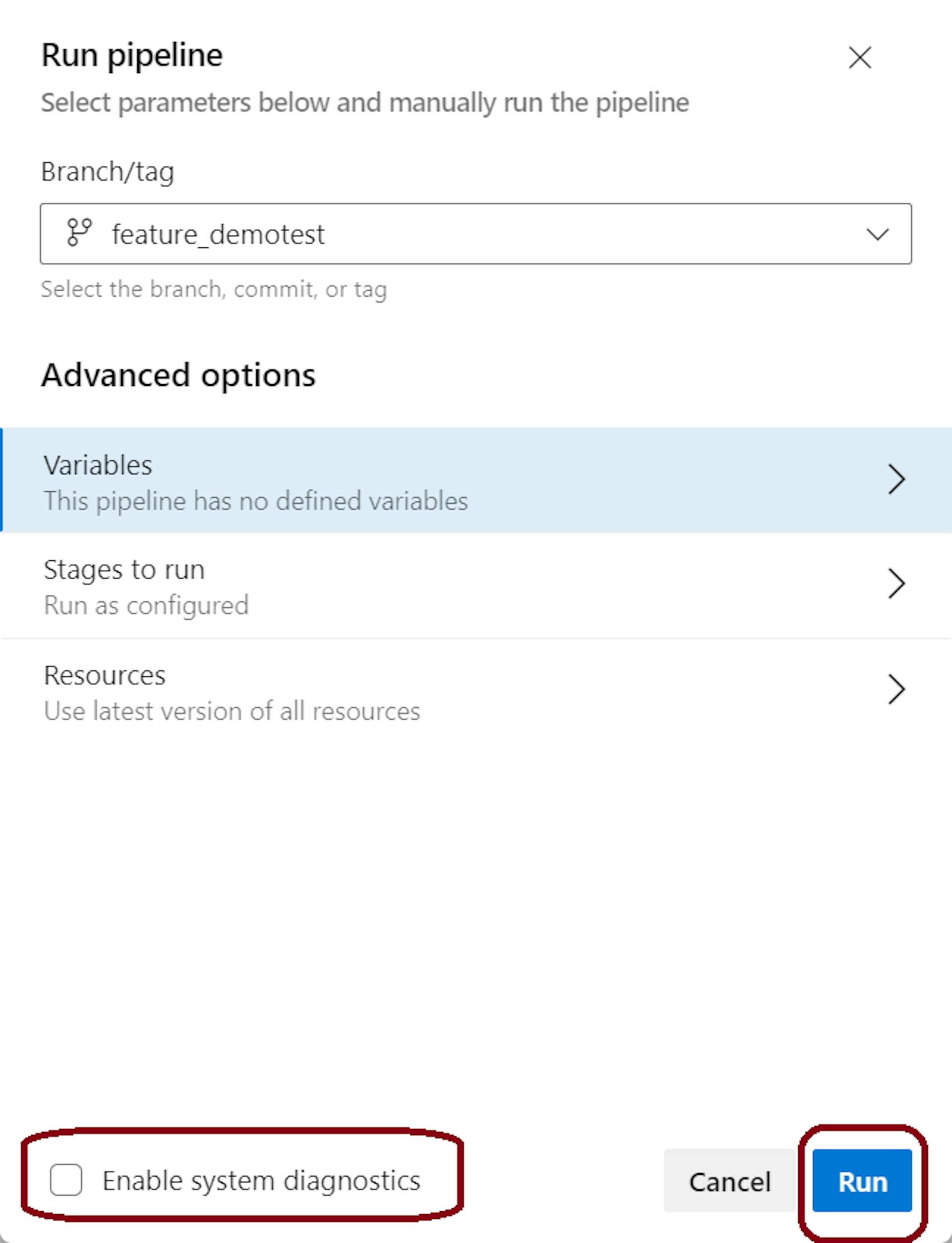 Enable additional logs in Azure pipeline execution