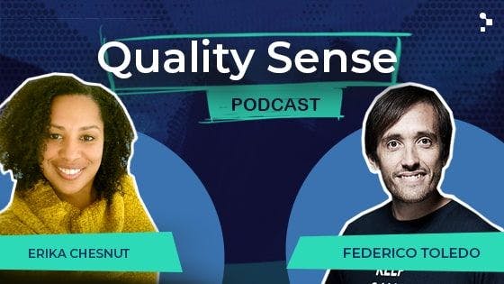 featured image - Quality Sense Podcast: Erika Chestnut on Calendly's Test Automation Strategy