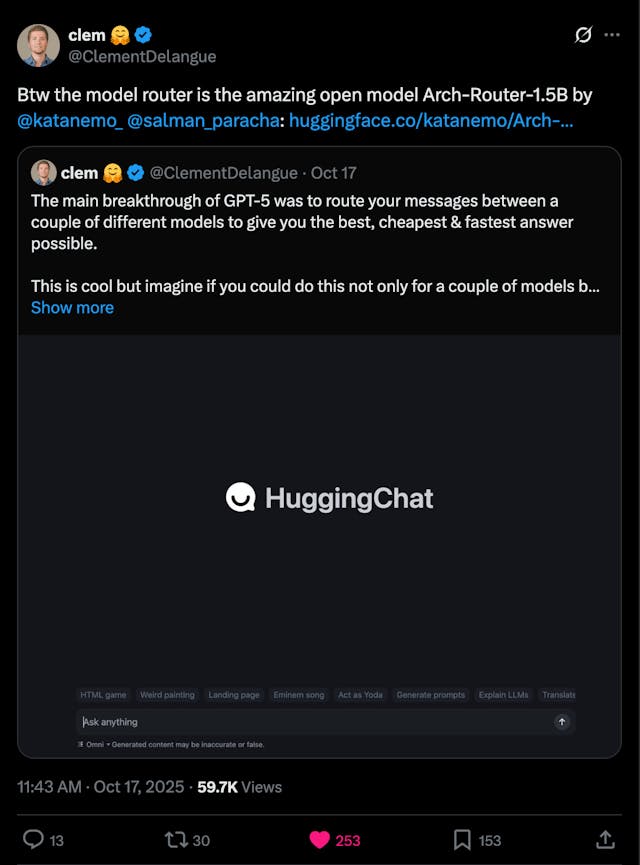 /huggingface-chooses-arch-router feature image