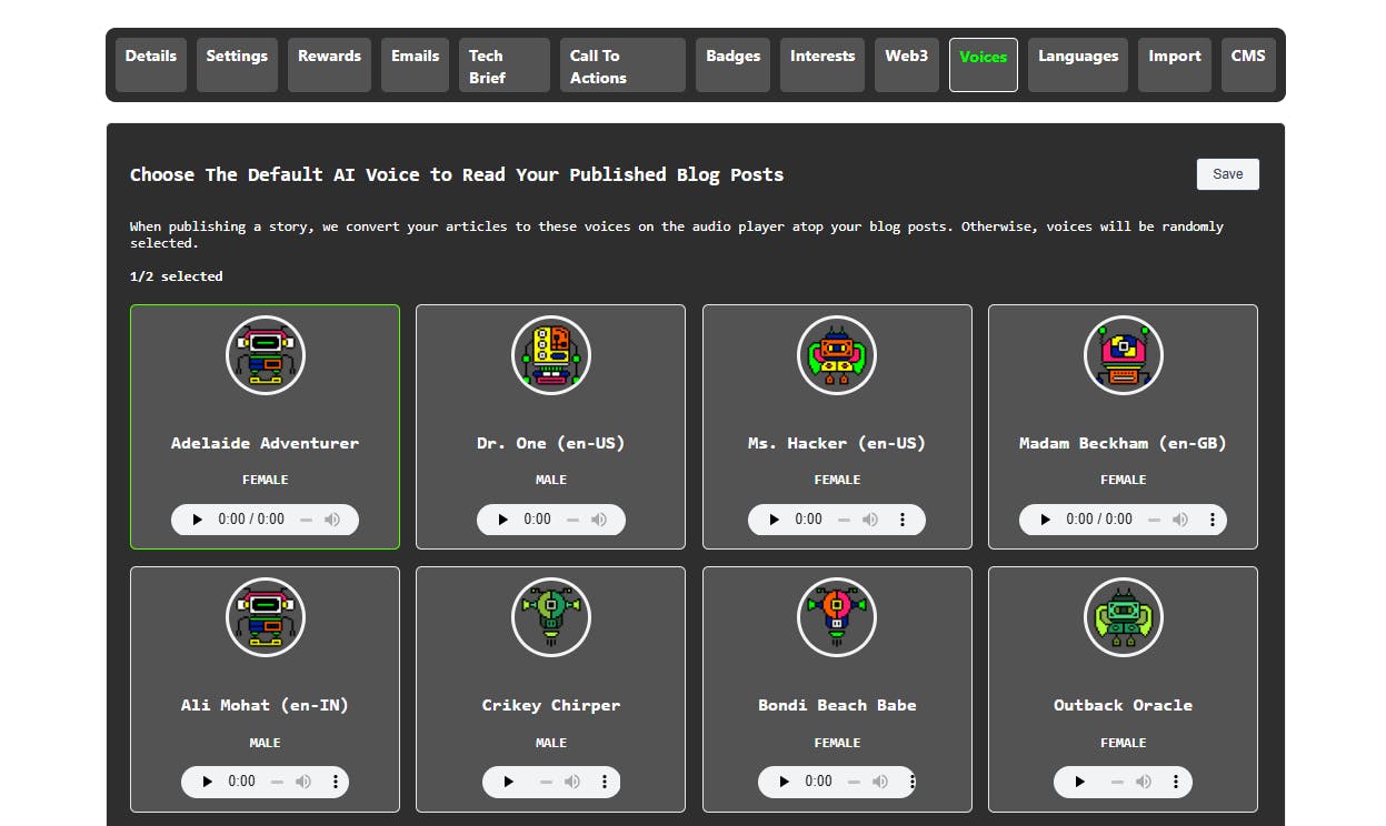 featured image - Pick Your AI Voices for Story Reading on HackerNoon