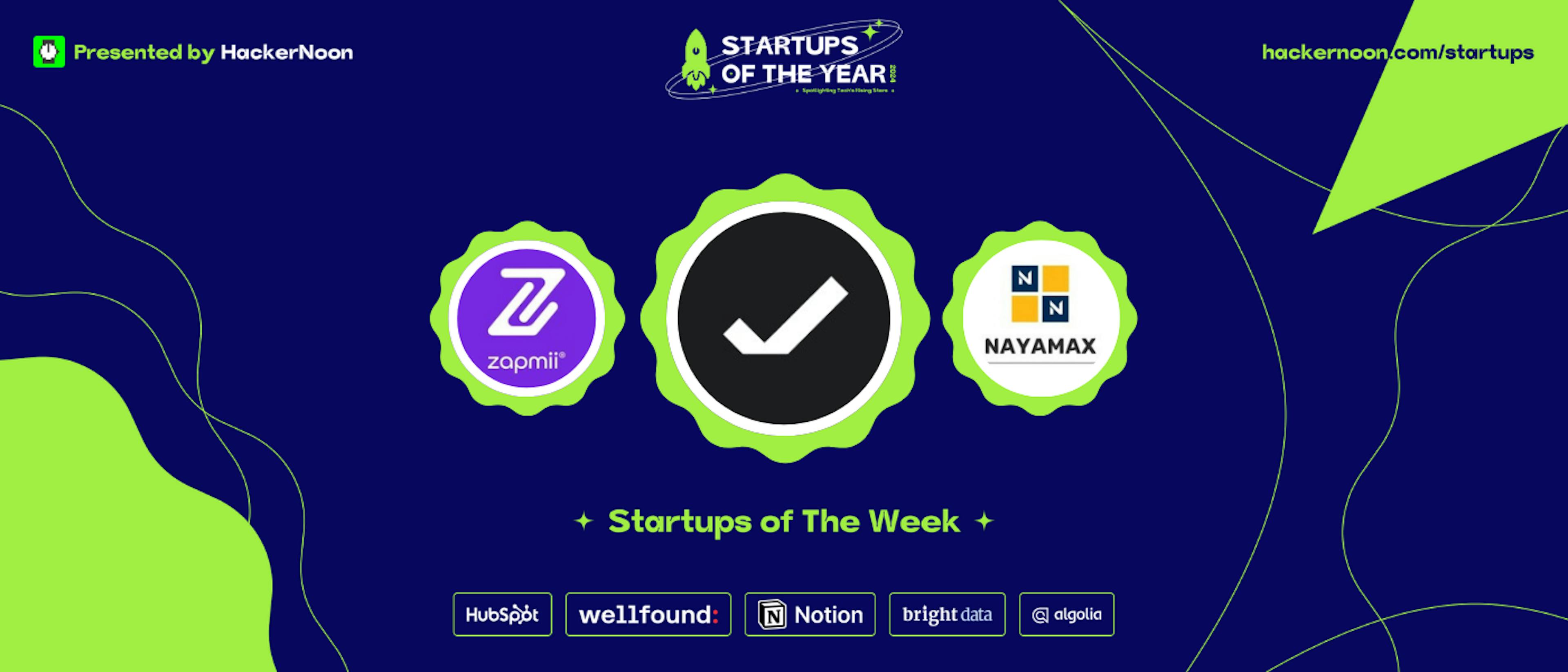 featured image - Meet Zapmii, Grand Compliance, and NAYAMAX: HackerNoon Startups of the Week 