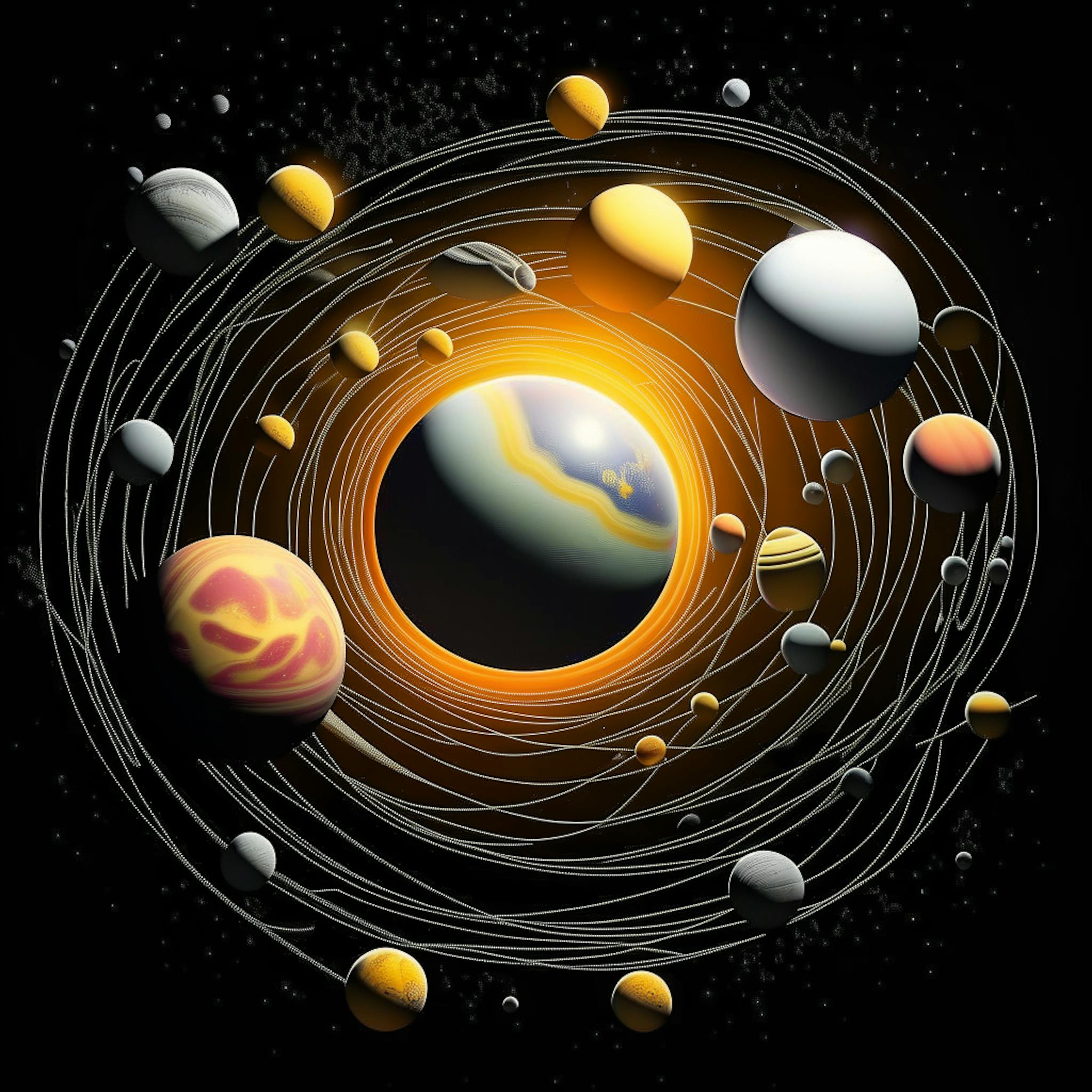 featured image - Dois planetas de microlentes: planetas de microlentes no plano (log s, log q)