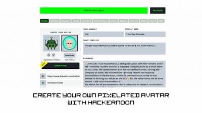/de/erstelle-deinen-eigenen-pixeligen-Avatar-mit-Hackernoon feature image