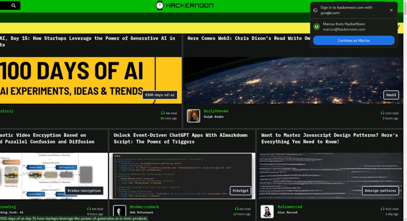 /one-tap-google-signup-and-login-yup-hackernoon-has-it feature image