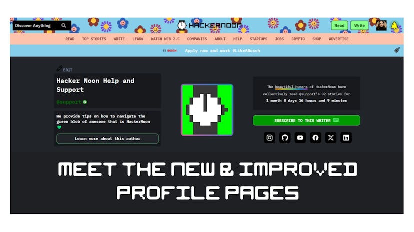 /hackernoon-profile-pages-reimagined-a-walkthrough-of-the-latest-updates feature image