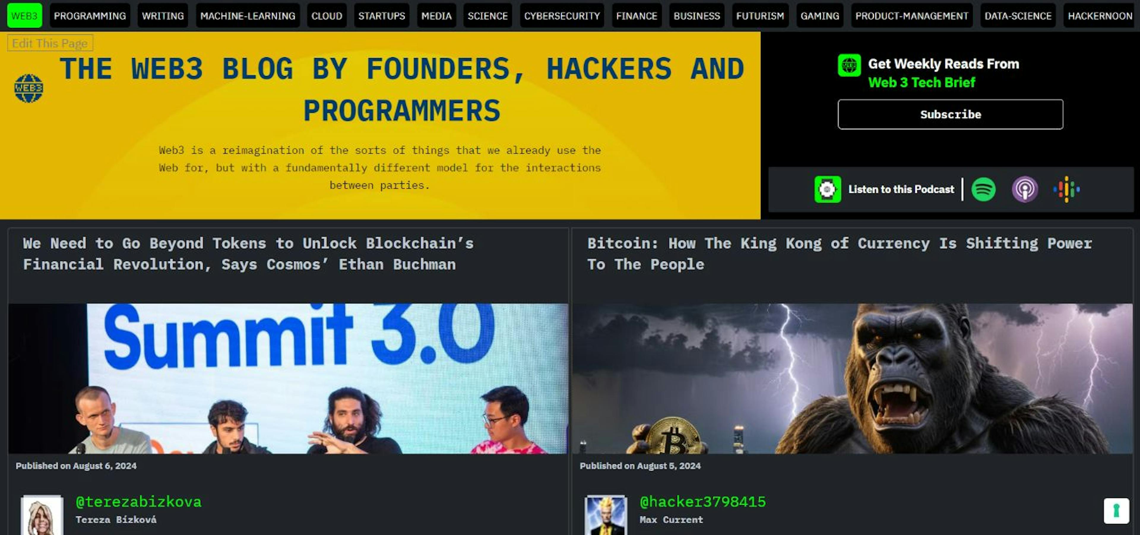 HackerNoon'da Web3