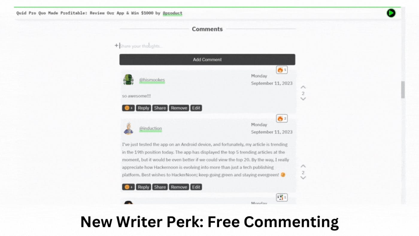 /new-on-hackernoon-free-commenting-for-all-writers feature image