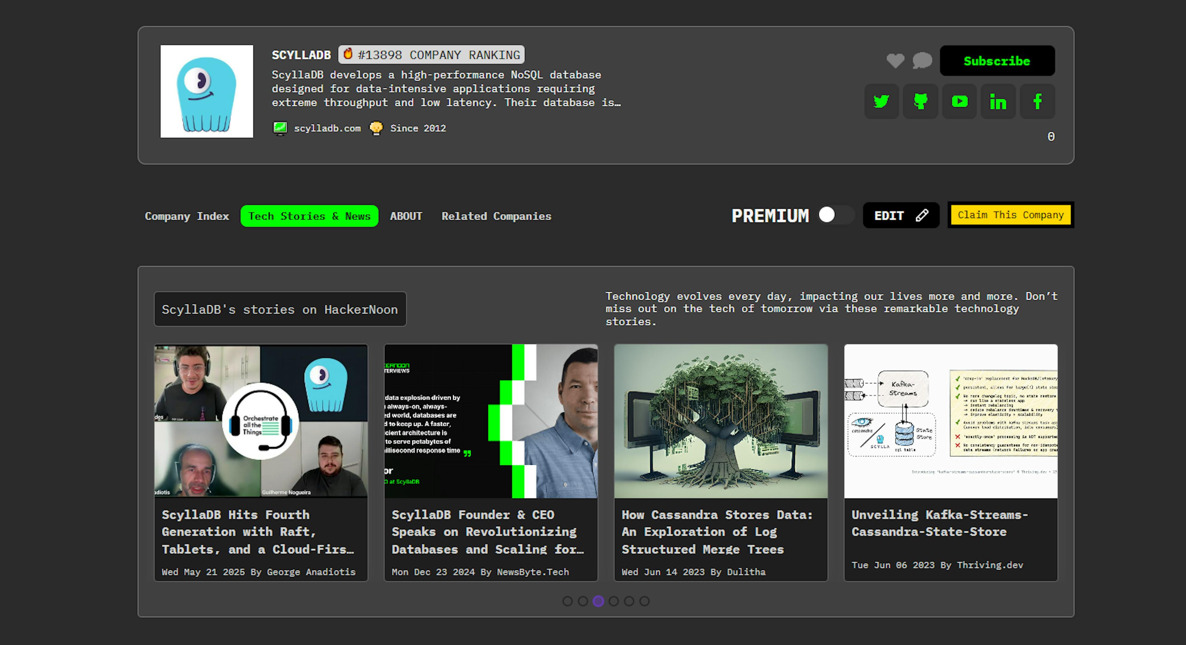 featured image - Meet ScyllaDB: HackerNoon Company of the Week