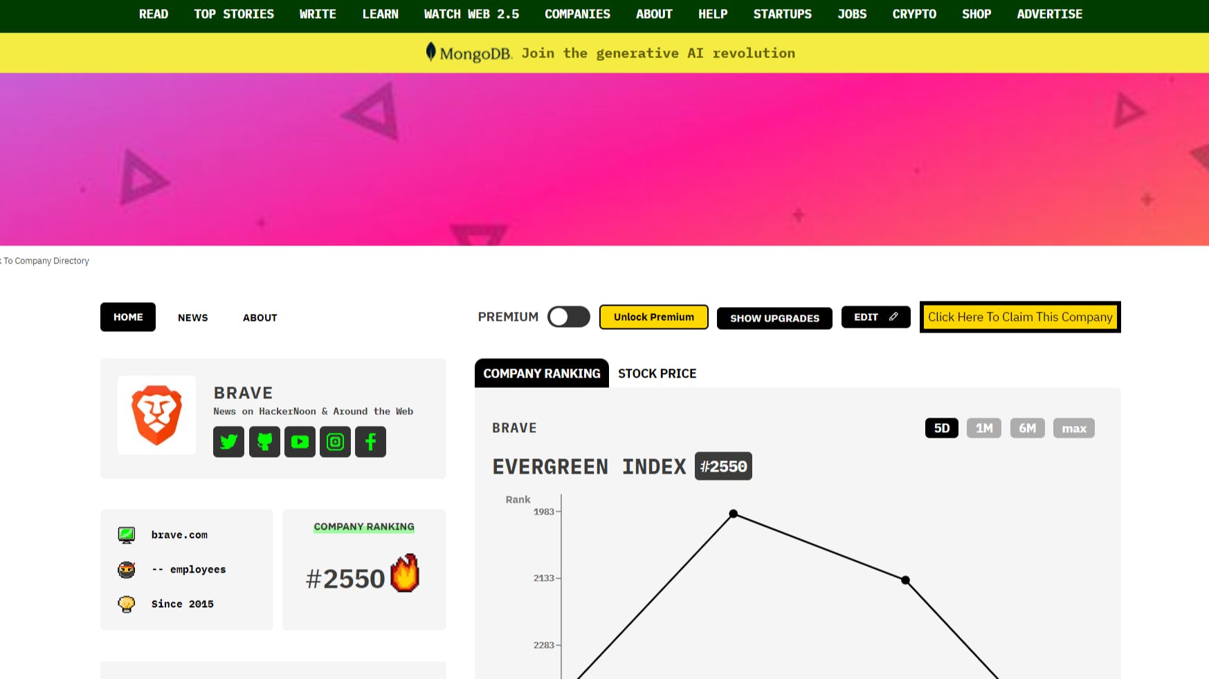 featured image - Meet Brave: HackerNoon Company of the Week