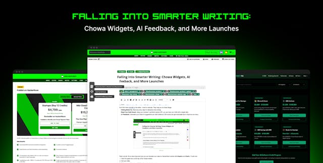 /falling-into-smarter-writing-chowa-widgets-ai-feedback-and-more-launches feature image