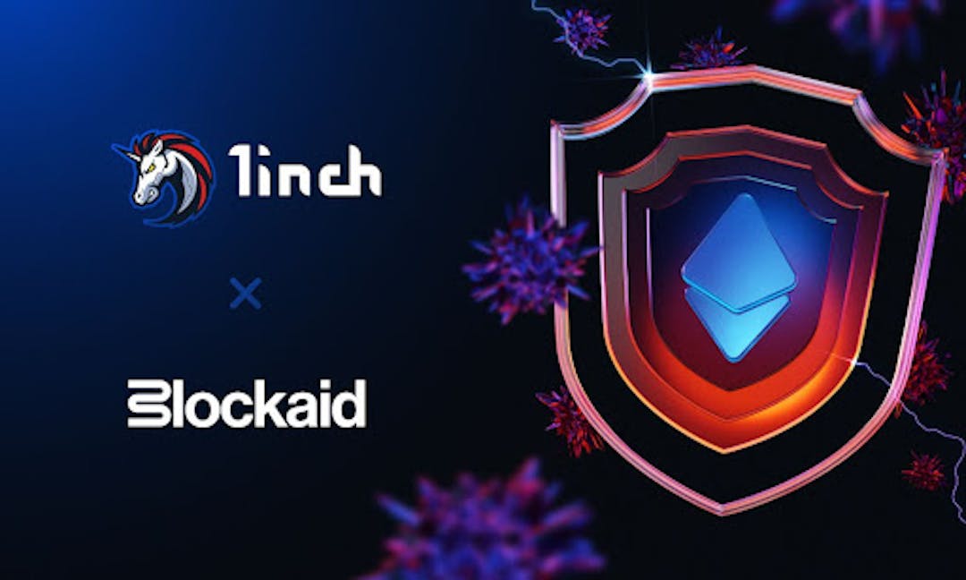 featured image - 1inch Partners With Blockaid To Enhance Web3 Security Through The 1inch Shield