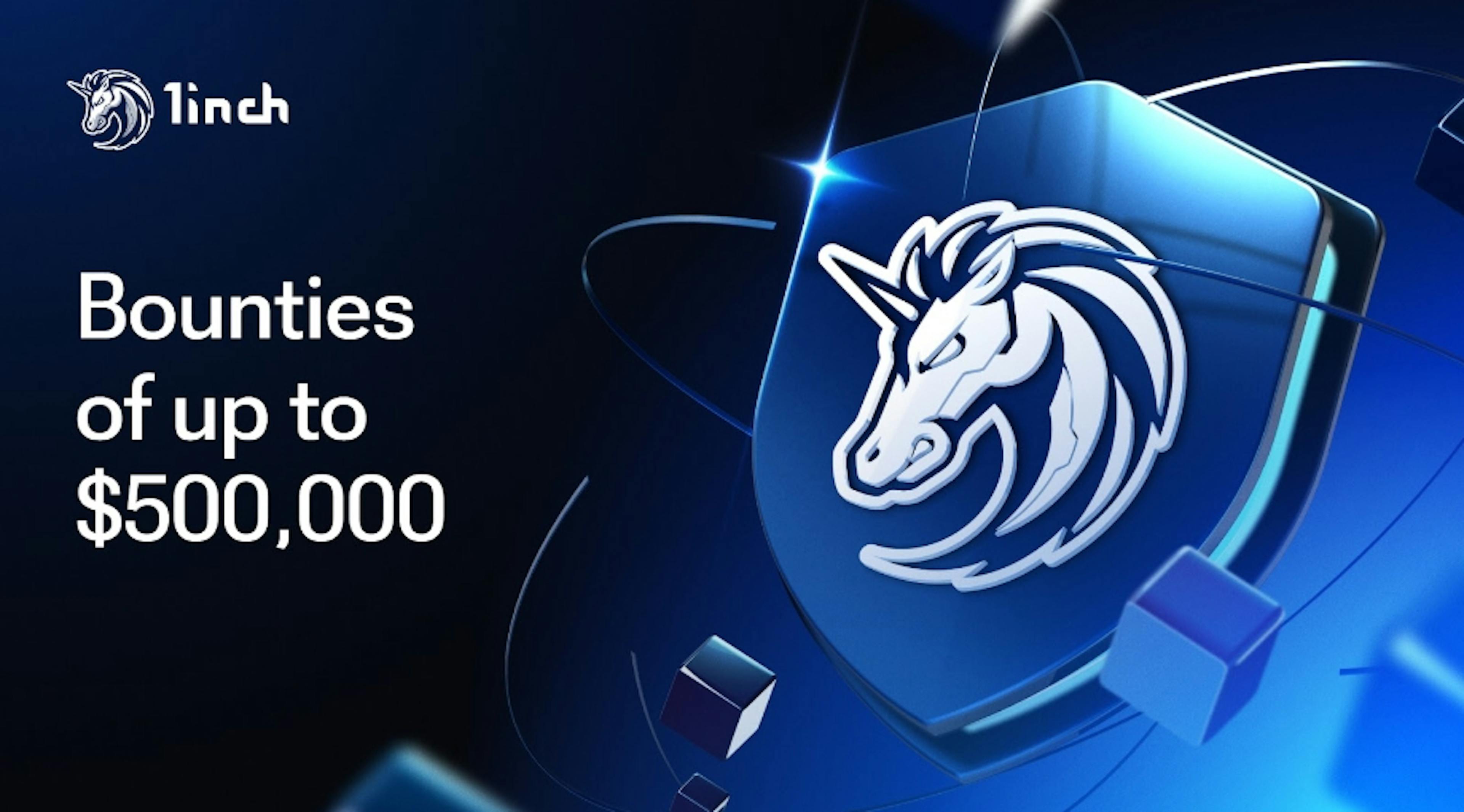 1inch Rolls Out Expanded Bug Bounties With Rewards Up To $500K